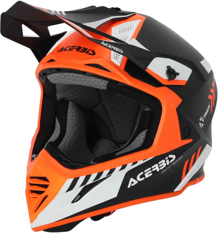 Мотошлем для мотокросса и эндуро Acerbis X-Track Mips Оранжевый/Черный 0025075.446.061