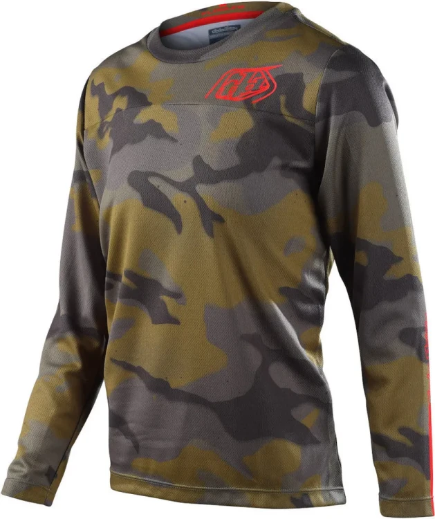 велоэкипировка Troy Lee Designs Flowline Spray Camo Зеленый/камуфляж 365529012