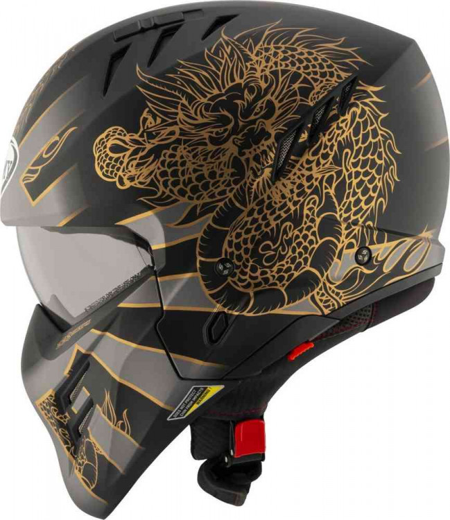 Мотошлем открытый Suomy Armor Dragon Матовый серый K6AM0008.2
