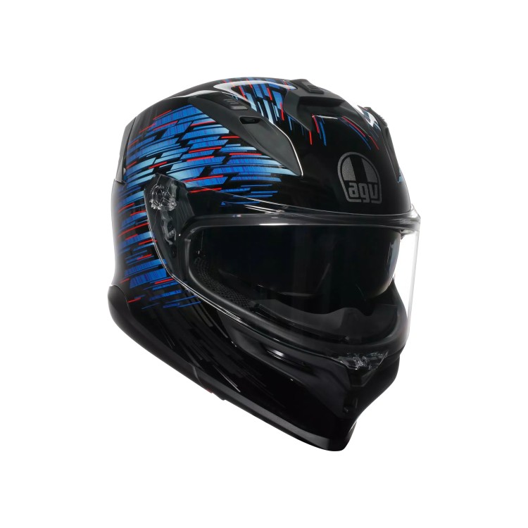 Мотошлем интеграл AGV K7 GENESYS BLACK-BLUE-GREY