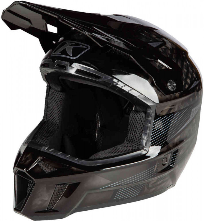 Мотошлем для мотокросса и эндуро Klim F3 Carbon Pro Черный/Карбоновый 3564-000-160-001