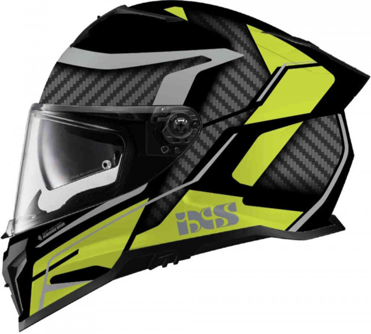 Мотошлем интеграл IXS iXS912 SV 2.0 Blade Черный матовый/Желтый X14094-350-XS