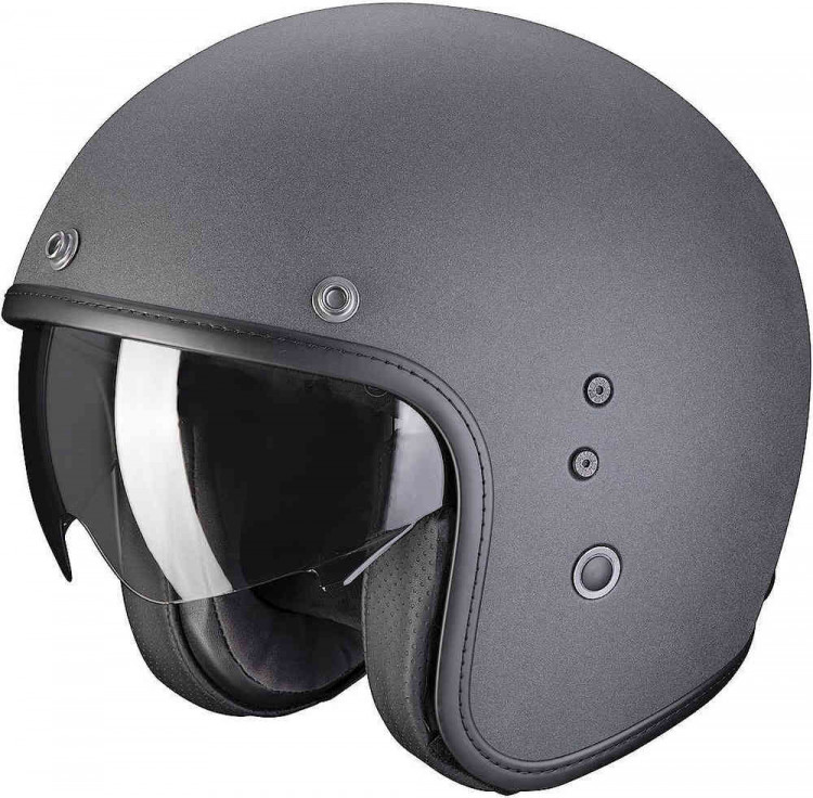 Мотошлем открытый Scorpion Belfast Evo Solid Темно-серый 78-360-289-02