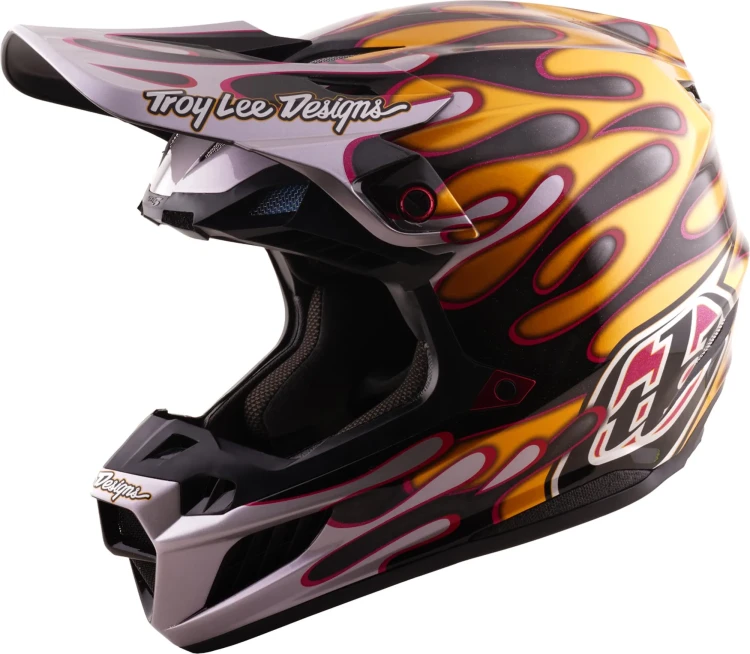 Мотошлем для мотокросса и эндуро Troy Lee Designs SE5 Carbon MIPS Overspray