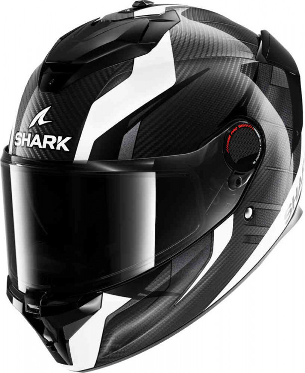 Мотошлем интеграл Shark Spartan GT Pro Kultram Carbon Черный/Белый HE1310E-DWK-XXL