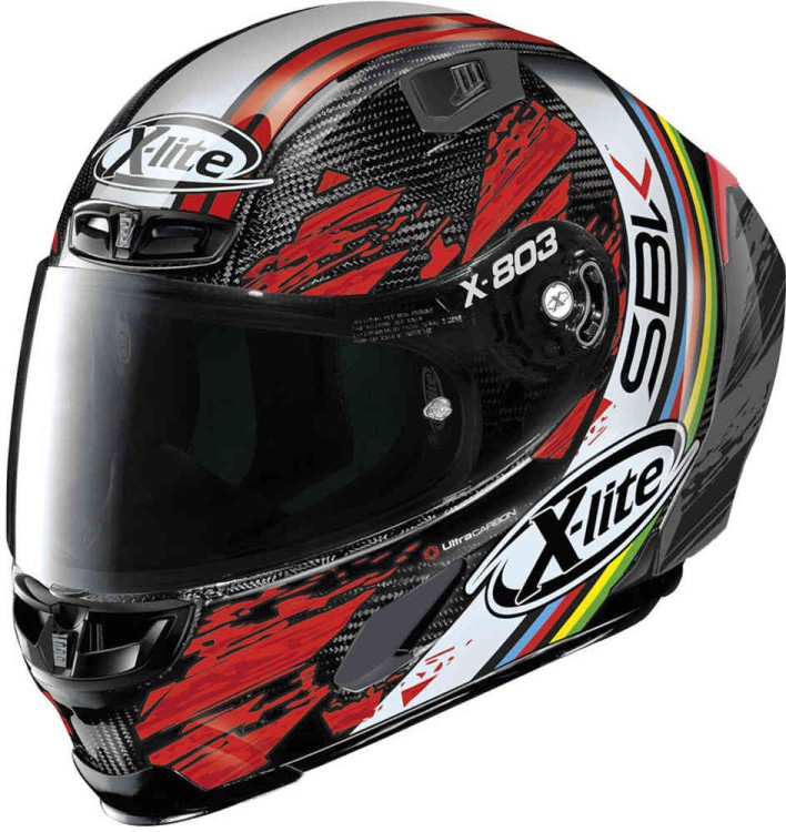 Мотошлем интеграл X-Lite X-803 RS Ultra Carbon SBK  U8R0003290689