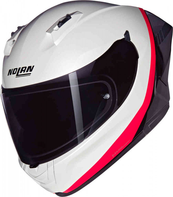 Мотошлем интеграл Nolan N60-6 Sport Verniciatura Speciale перламутр/черный/оранжевый N6S0007303479