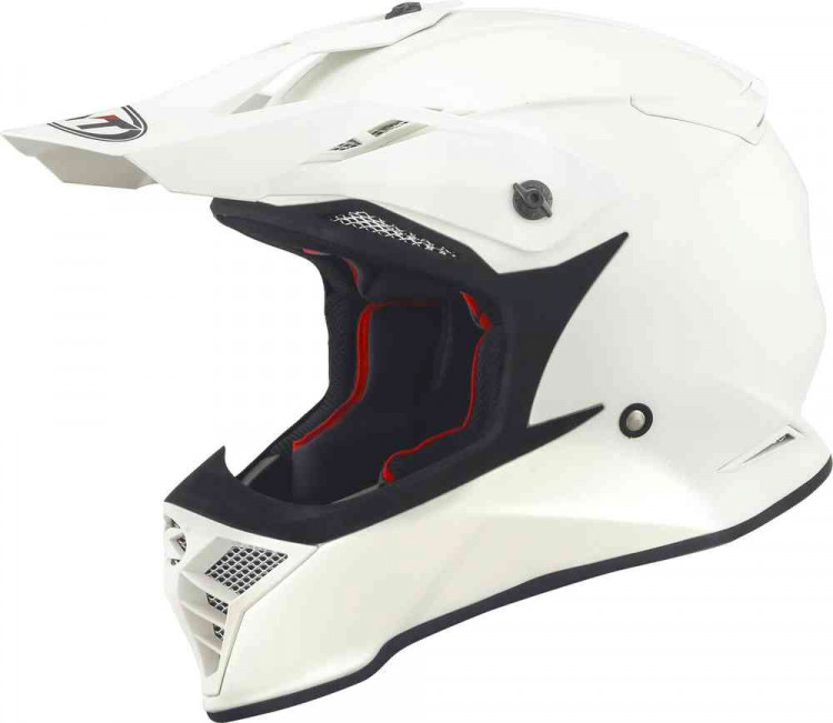 Мотошлем для мотокросса и эндуро KYT Skyhawk Plain Белый Y6SK00W3.2