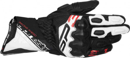 Мотоперчатки для города, спорта и туринга Alpinestars Sp-3 черный/белый/неоновый красный 3550925-1231-S