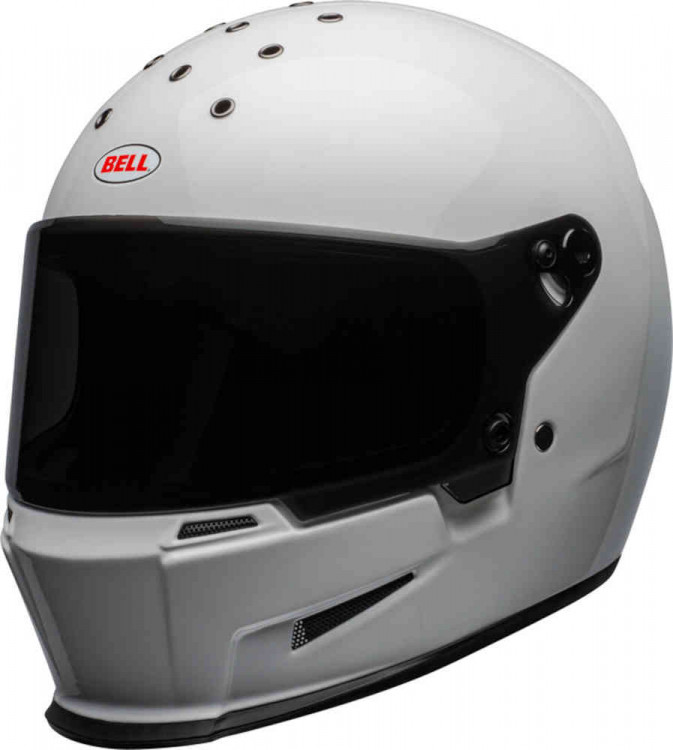 Мотошлем интеграл Bell Eliminator Solid 06 Белый 8008974018