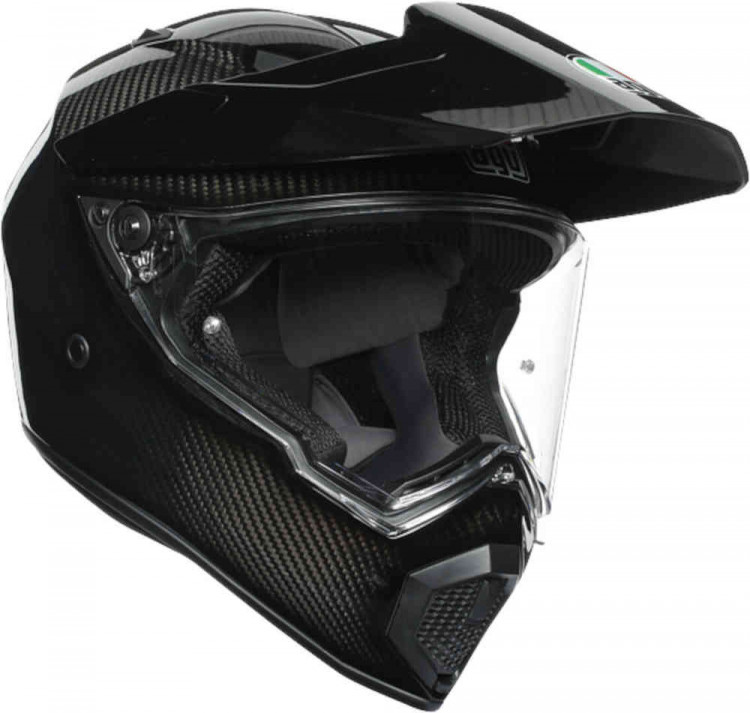 Мотошлем для мотокросса и эндуро AGV AX-9 Mono Carbon 06 Карбоновый 183B5001-001-XS