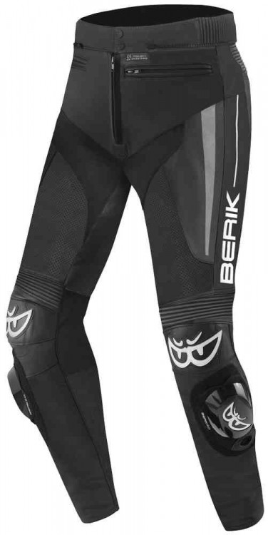 Мотоштаны кожаные мужские Berik Kendo Черный 2099900290367
