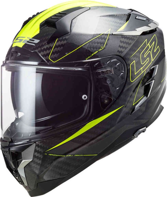 Мотошлем интеграл LS2 FF327 Challenger Fold Carbon