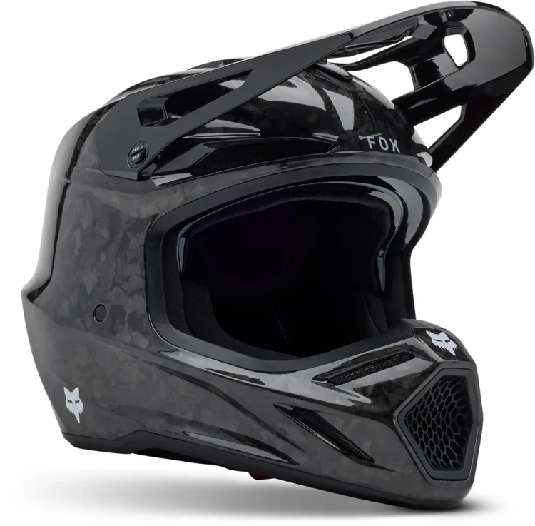 Мотошлем для мотокросса и эндуро FOX V3 RS Carbon Solid MIPS