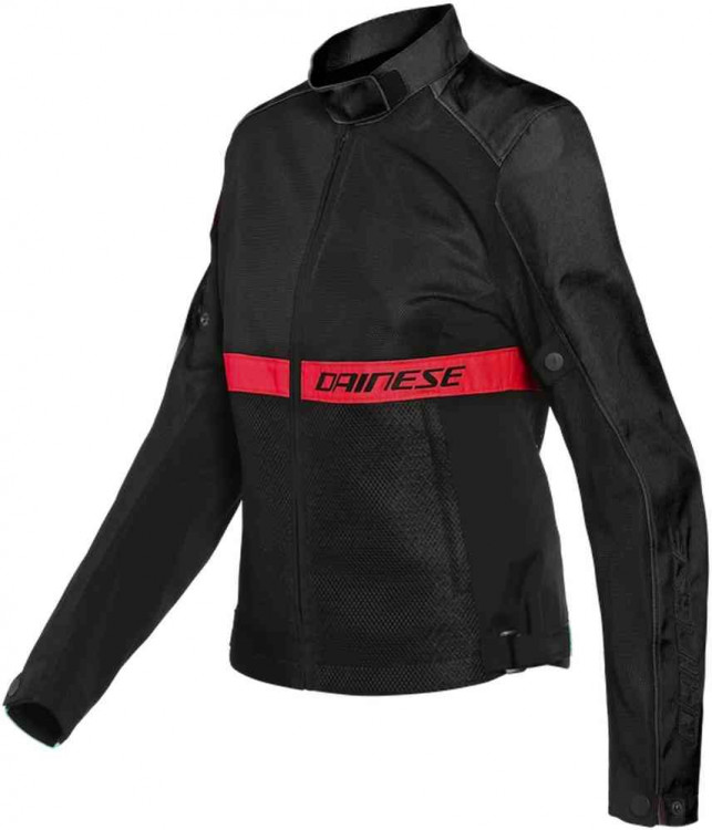 Мотокуртка текстильная женская Dainese Ribelle Air Tex Черный/Красный 2735245-B78-40