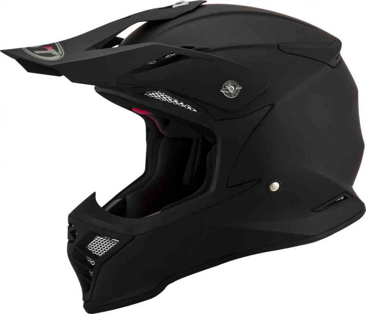 Мотошлем для мотокросса и эндуро KYT Skyhawk Plain Черный матовый Y6SK00X6.2