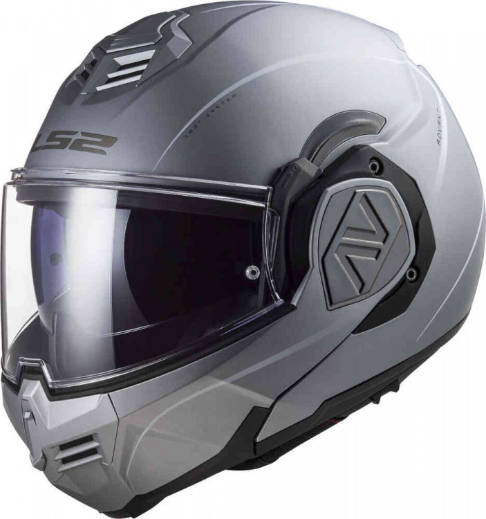 Мотошлем модуляр LS2 FF906 Advant Special Серебристый матовый 569063003S
