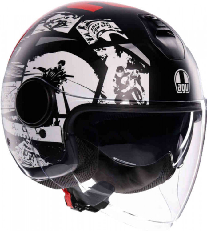 Мотошлем открытый AGV Eteres History  18468001-014-XS