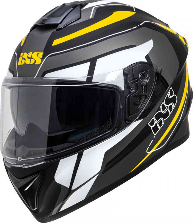 Мотошлем интеграл IXS 216 2.2 Серый/Желтый X14083-935-M
