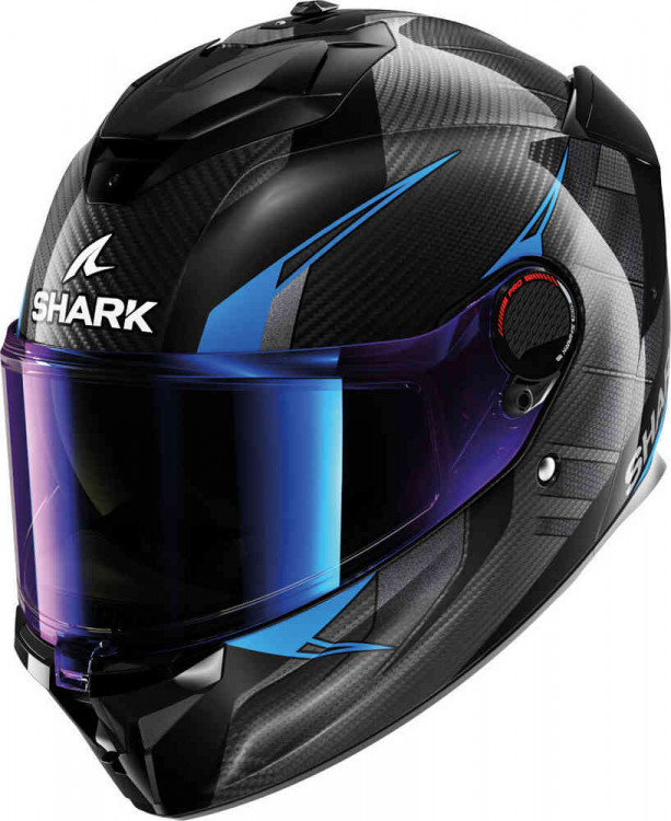 Мотошлем интеграл Shark Spartan GT Pro Kultram Carbon Черный/Синий HE1310E-DKB-XL