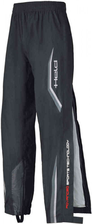 мотодождевик - штаны Held Rainblock Zip Base Черный/Серый 062491-00-1-3XL