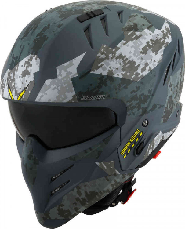 Мотошлем открытый Suomy Armor Urban Squad Темный камуфляж K6AM0006.2