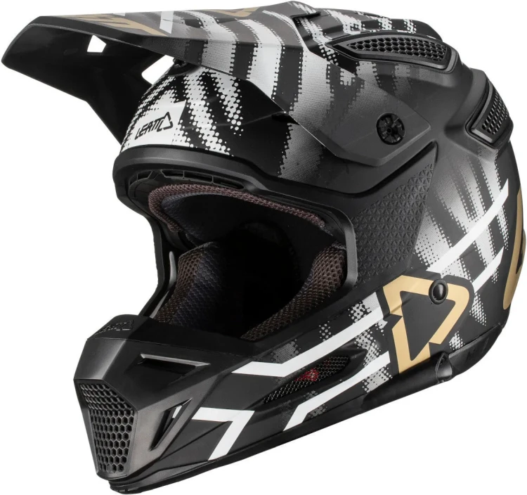 Мотошлем для мотокросса и эндуро Leatt GPX 5.5 V20.2 Zebra