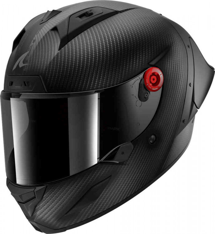 Мотошлем интеграл Shark Aeron GP Full Carbon Черный матовый/Серый HE0311E-DMA-XS