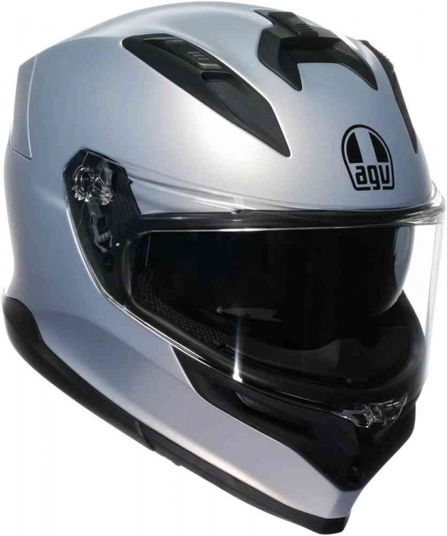Мотошлем интеграл AGV K7 Mono Серебристый матовый 18399001-003-XS