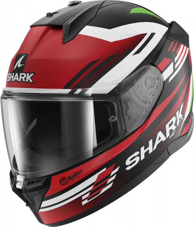 Мотошлем интеграл Shark D-Skwal 3 Firstlap чёрный/белый/красный/синий HE0919E-KBR-XL