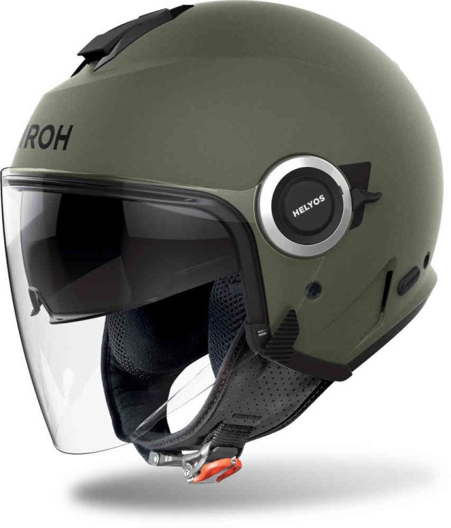 Мотошлем открытый Airoh Helios Color 06 Матовый оливковый HE670M