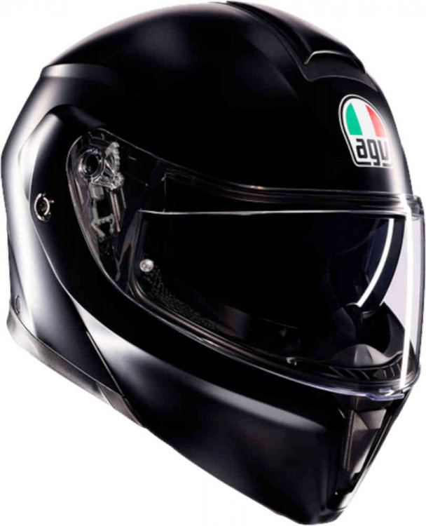 Мотошлем модуляр AGV Streetmodular Mono Черный матовый 18296001-001-XS