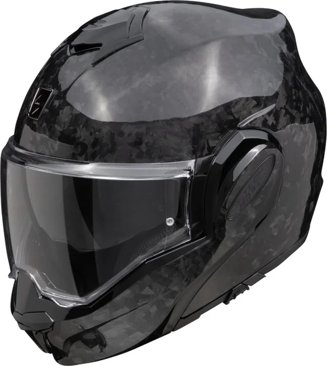 Мотошлем модуляр Scorpion EXO-Tech Evo Carbon Onyx
