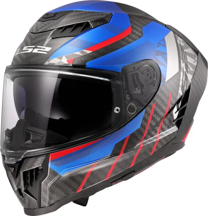 Мотошлем интеграл LS2 FF807 Dragon Trax Carbon