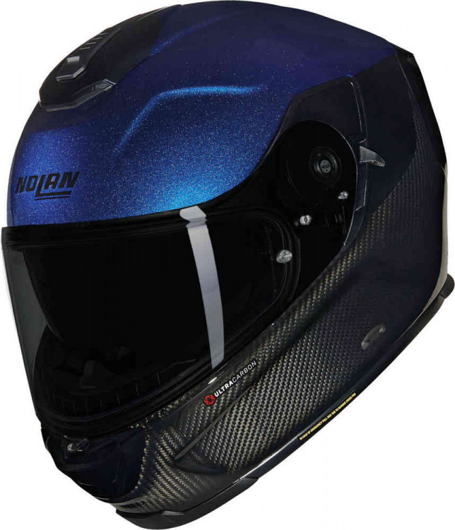 Мотошлем интеграл Nolan X-903 Ultra Carbon Verniciatura Speciale N-Com Черный/Синий X9U0007303419