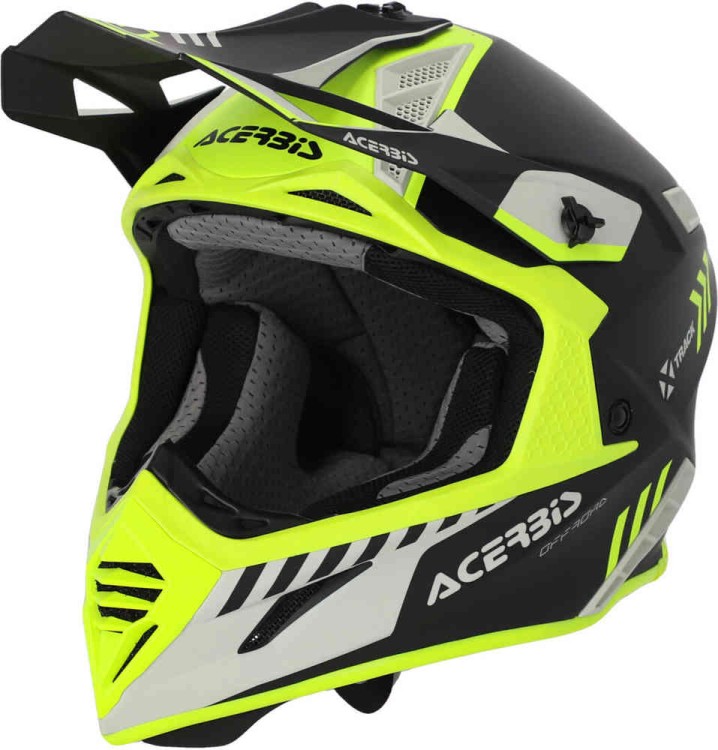 Мотошлем для мотокросса и эндуро Acerbis X-Track Mips Желтый/Черный 0025075.443.068