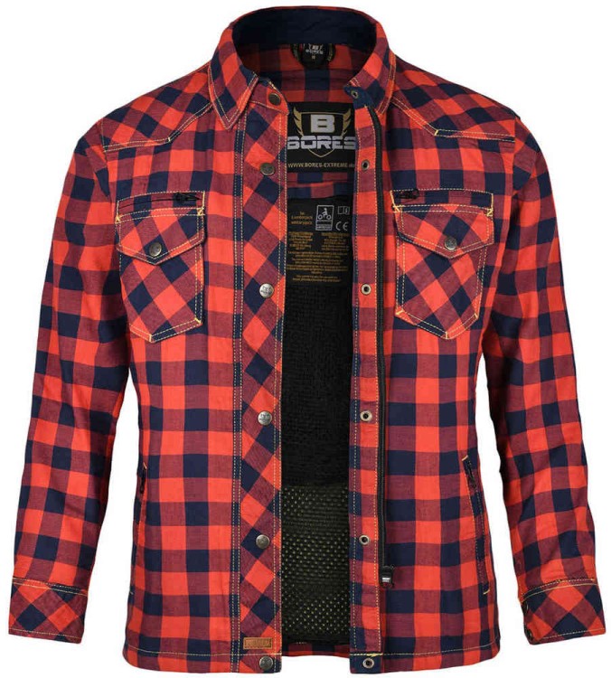 Мотокуртка текстильная женская Bores Lumberjack Premium