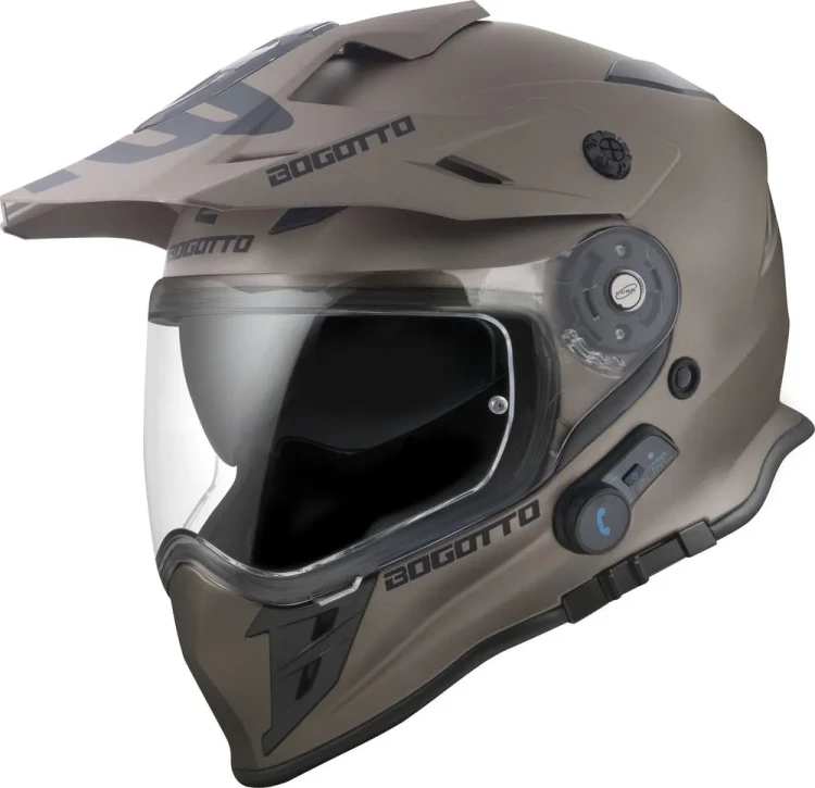 Мотошлем для мотокросса и эндуро Bogotto H331 BT Bluetooth