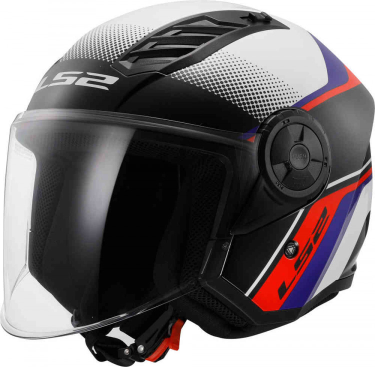 Мотошлем открытый LS2 OF616 Airflow II Rush  366162102XS
