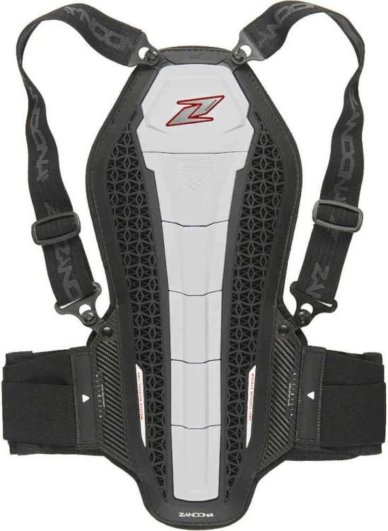Мотозащита Zandona Hybrid Back Pro X6 Белый 1306WEBK