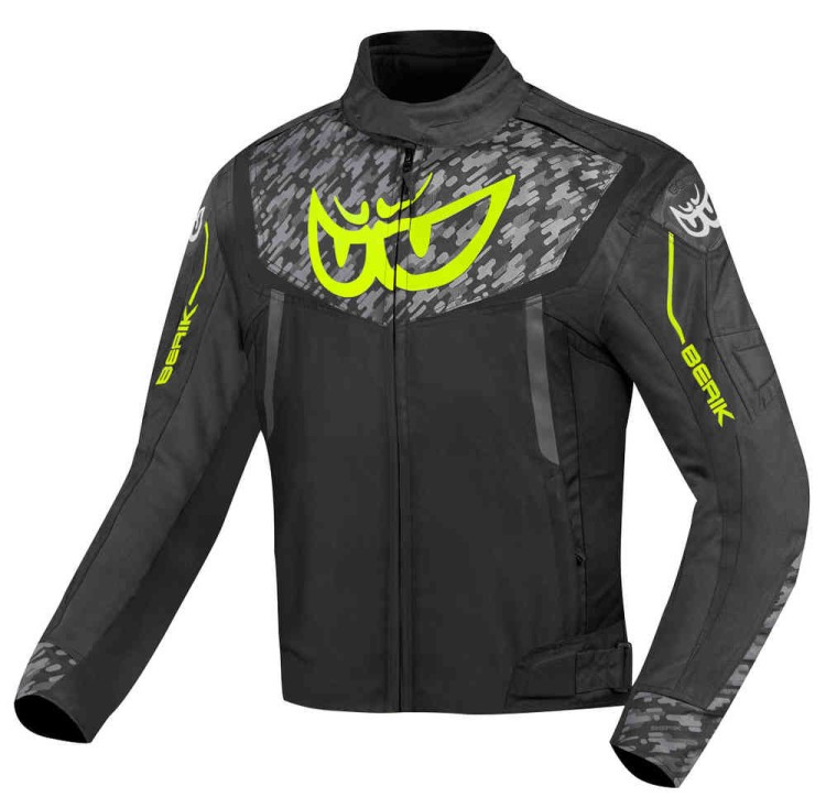 Мотокуртка текстильная мужская Berik Camo Street