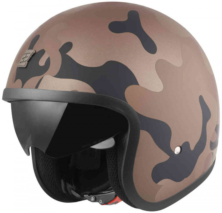 Мотошлем открытый Bogotto V537 Camo Коричневый BGT-05-MH-030-141-L