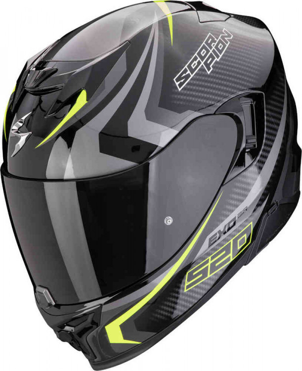 Мотошлем интеграл Scorpion Exo-520 Evo Air Terra Желтый/Черный/Серебристый 172-449-206-02