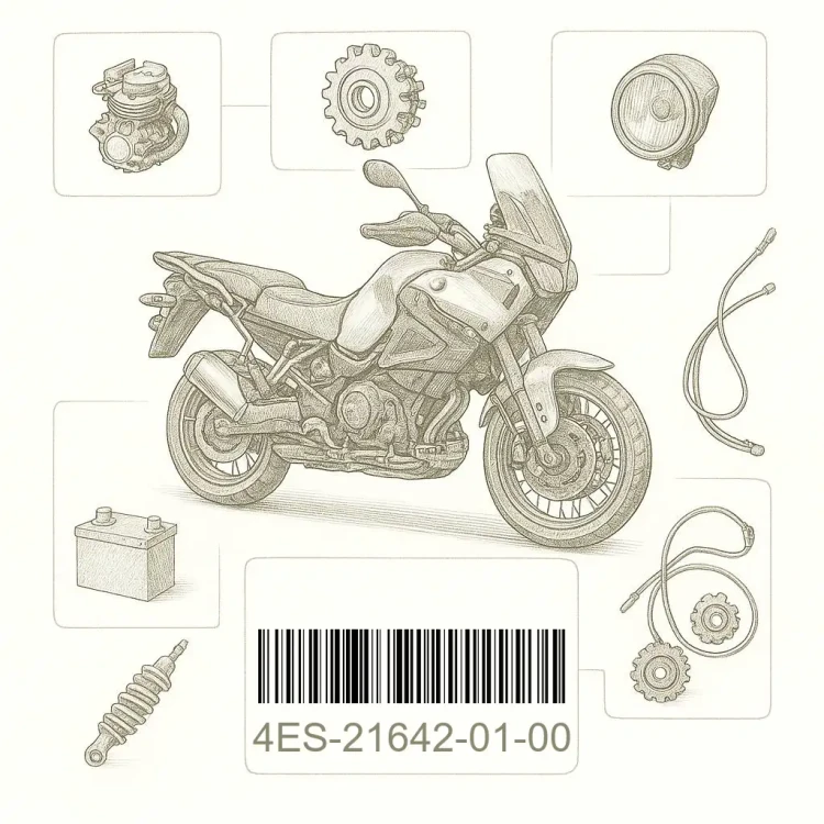 4ES-21642-01-00 , Yamaha Номер детали 4ES-21642-01-00, 4ES216420100, 4ES-21642-01, 4ES2164201, 4ES 21642 01