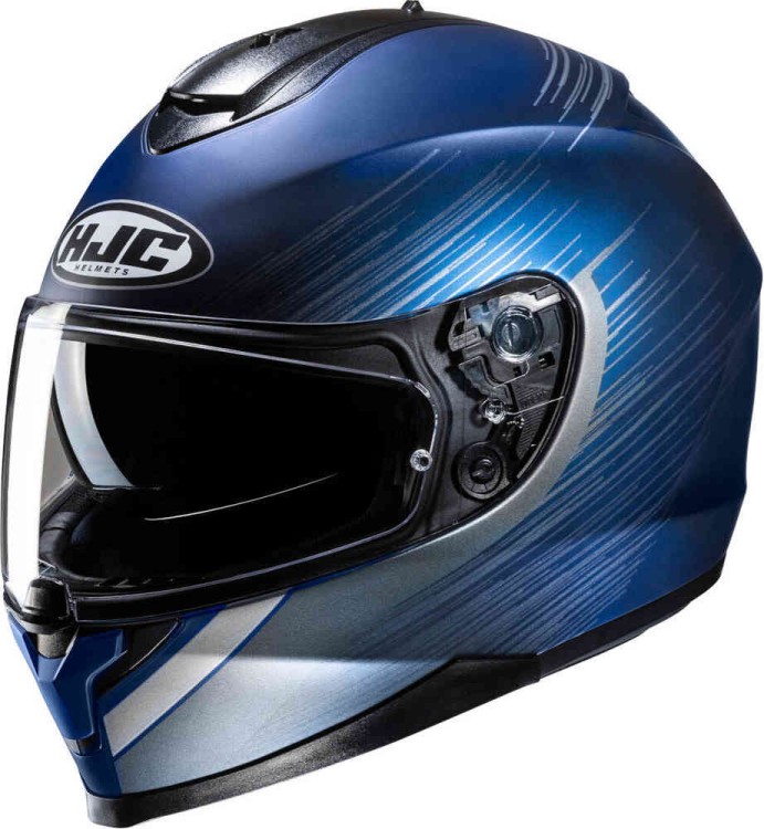 Мотошлем интеграл HJC C70N Sway Синий/Серебристый 18457207