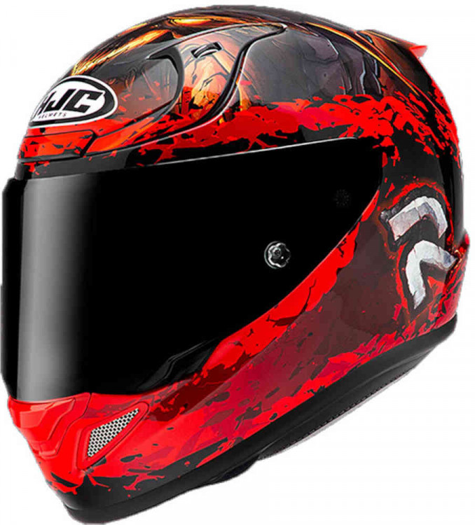 Мотошлем интеграл женский HJC RPHA 12 Diablo Blizzard  12950105