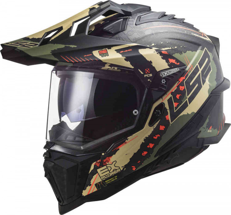 Мотошлем интеграл LS2 MX701 Explorer Carbon Extend 06  467017061S