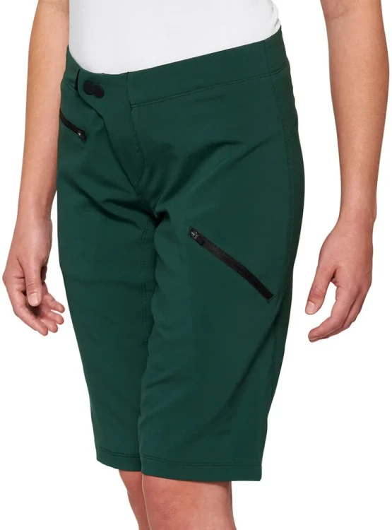 велоэкипировка 100% Ridecamp тёмно-зелёный HU-SHO-2221-855