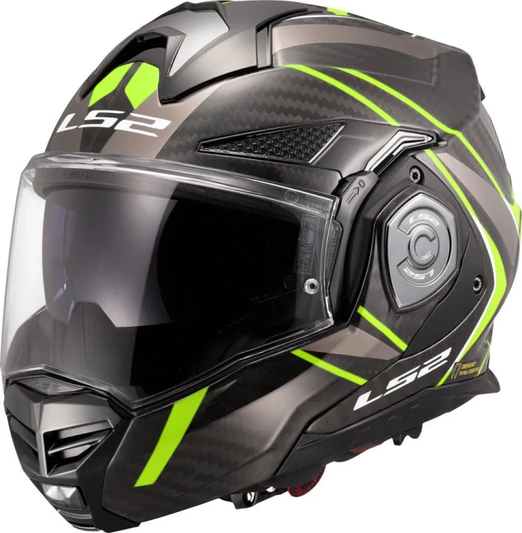 Мотошлем модуляр LS2 FF901 Advant X Carbon Future II