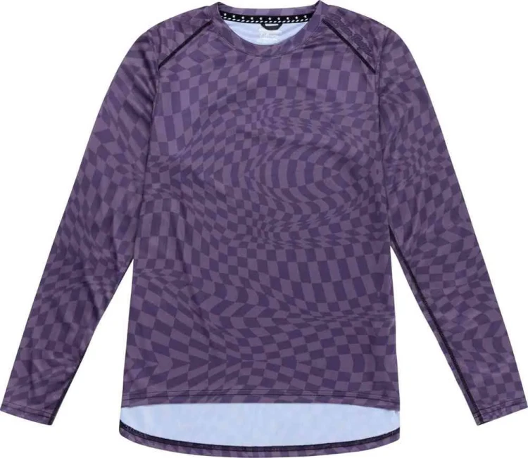 велоэкипировка Troy Lee Designs Lilium LS Twisted Checkers Ladies Лиловый 358516011